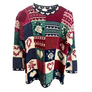 Classic Elements Vintage Patterned Sweater